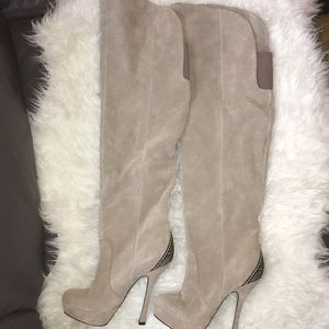 H by Halston over the knee boots